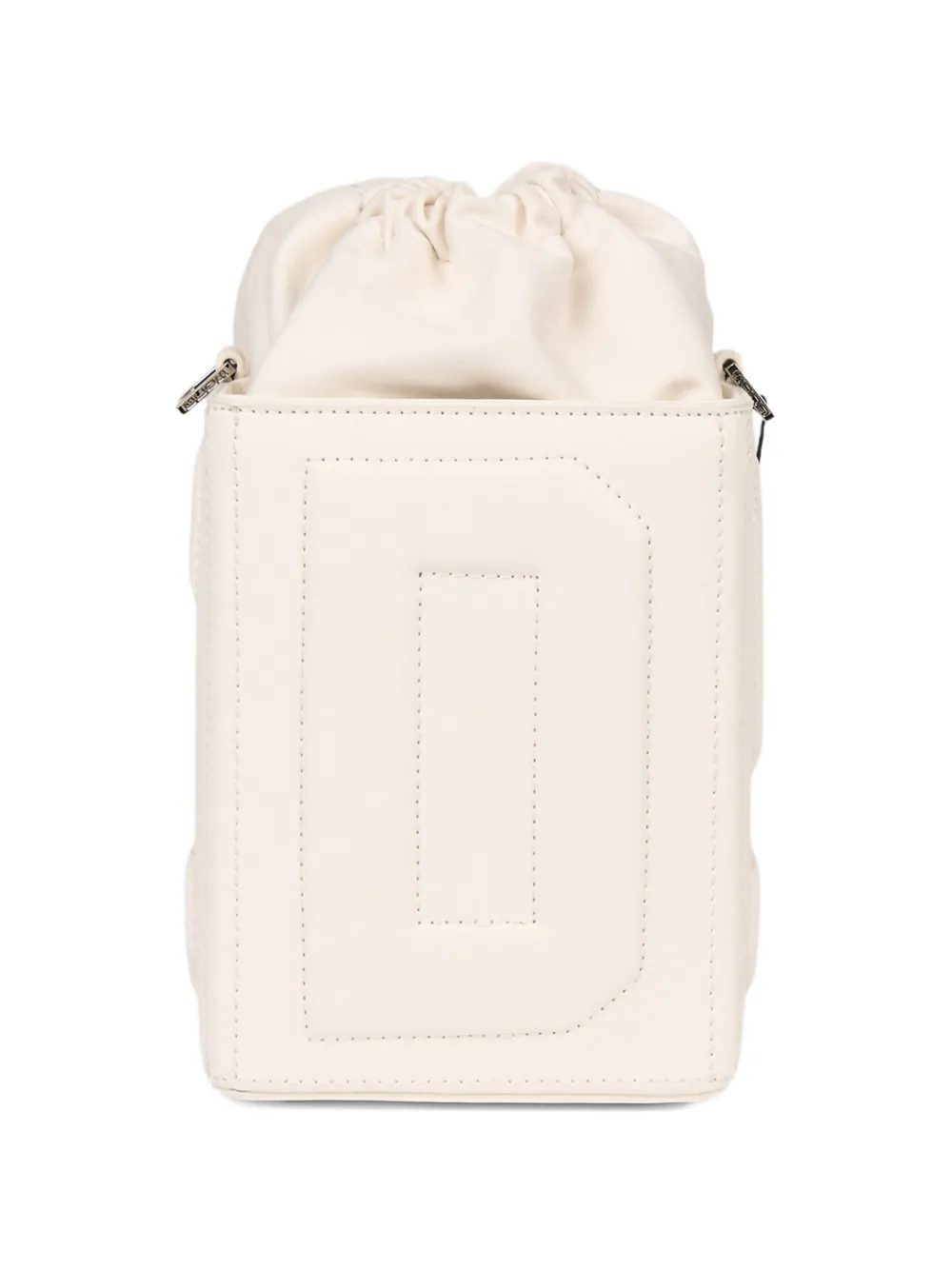  Gcds Logo-embossed Shoulder Bag - White 