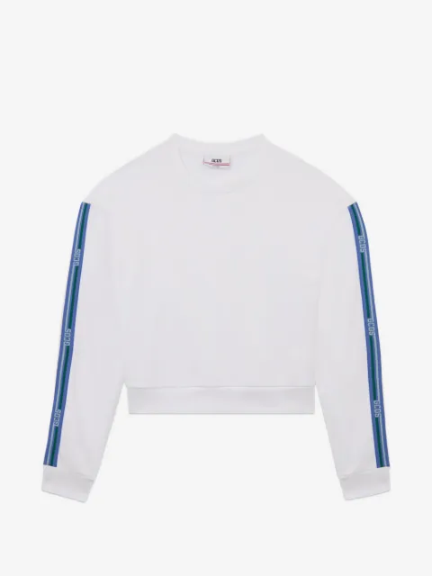 GCDS logo-detail sweatshirt