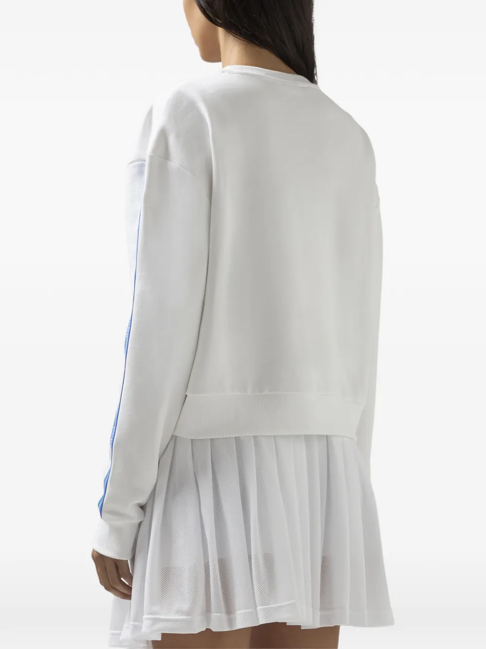 GCDS Sweater met logo Wit