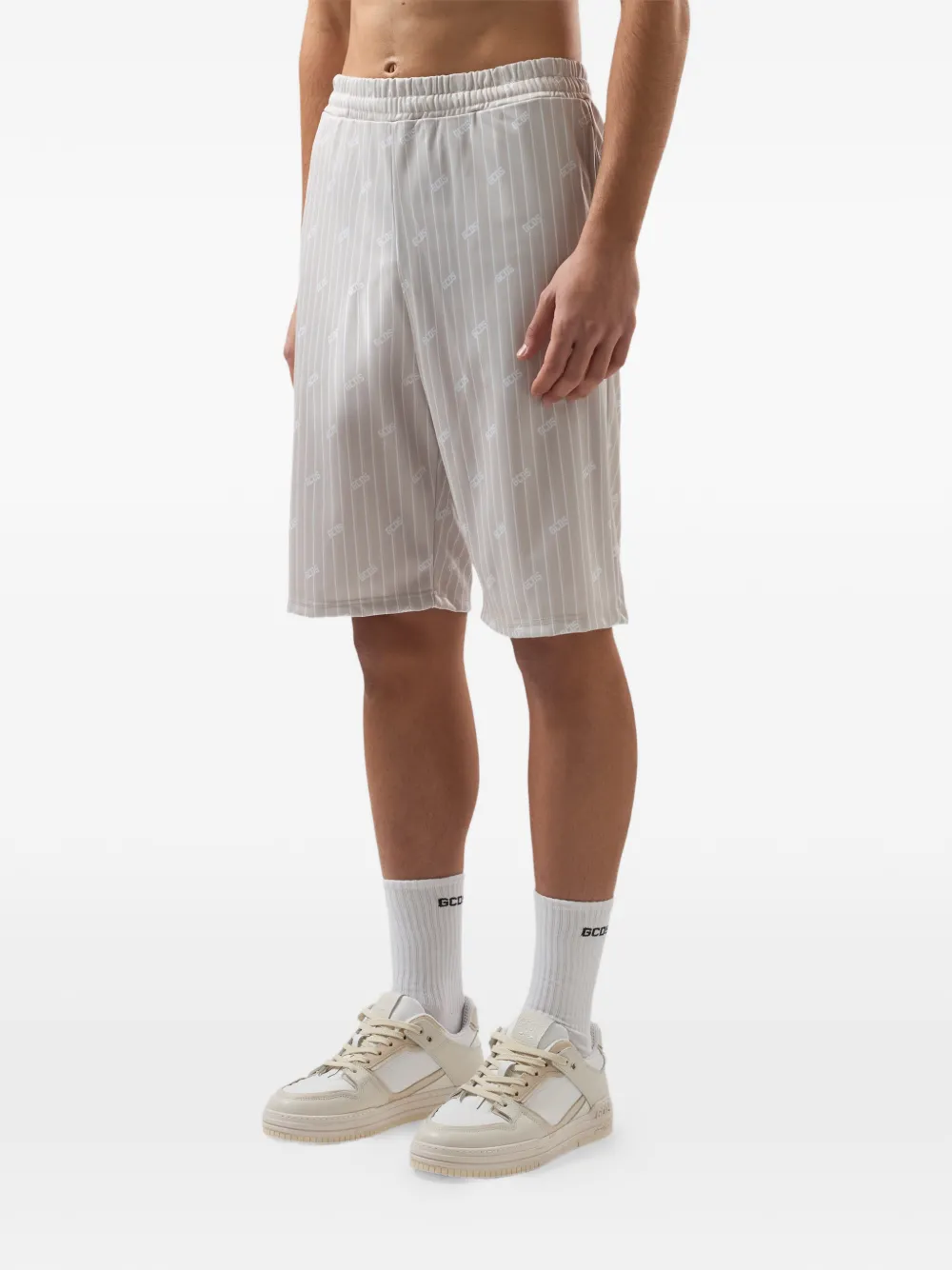 Pinstripe Logo Shorts
