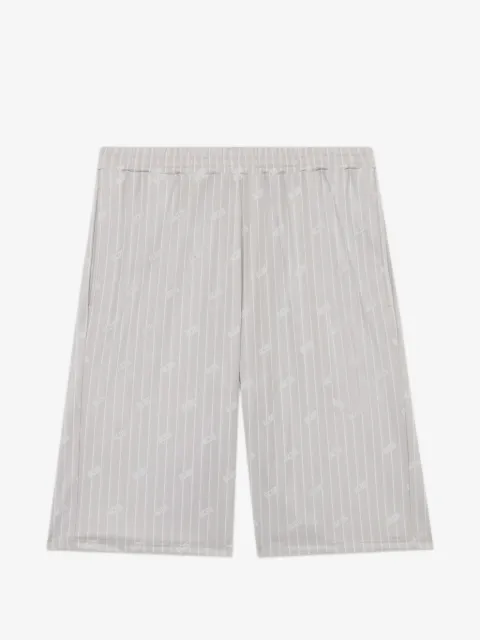 GCDS pinstripe logo shorts