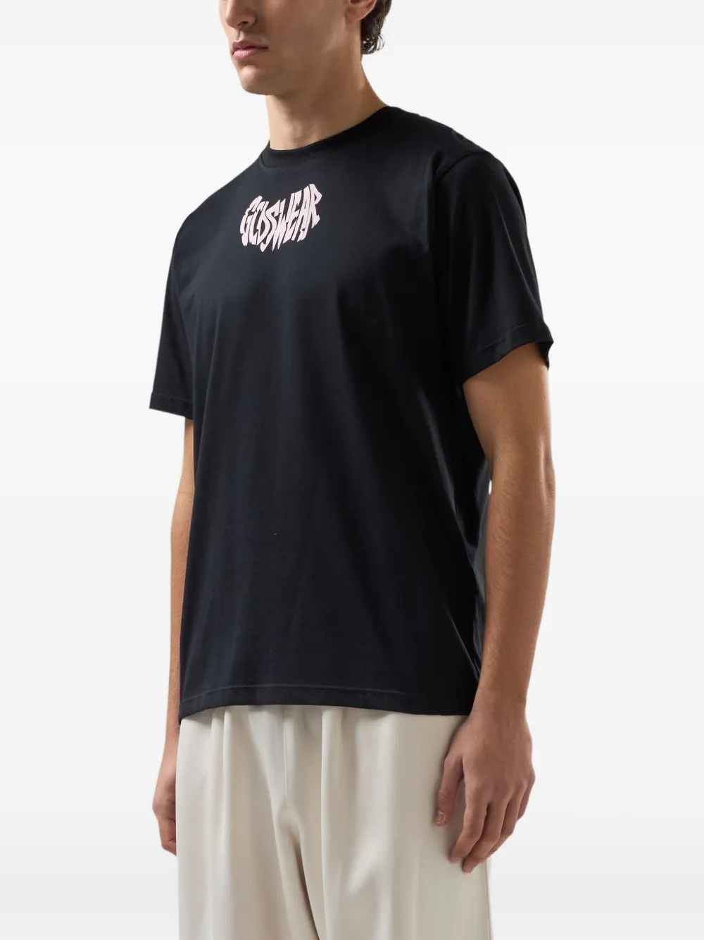 GCDS T-shirt met grafische print Zwart