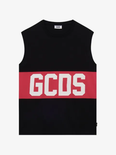 GCDS T-shirt smanicata con logo