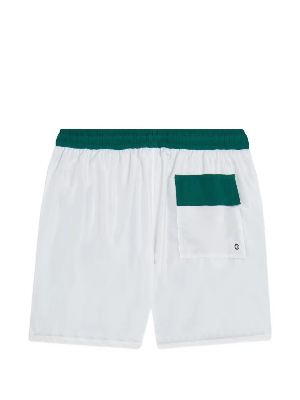 GCDS Zwembroek met logoprint en trekkoord Groen