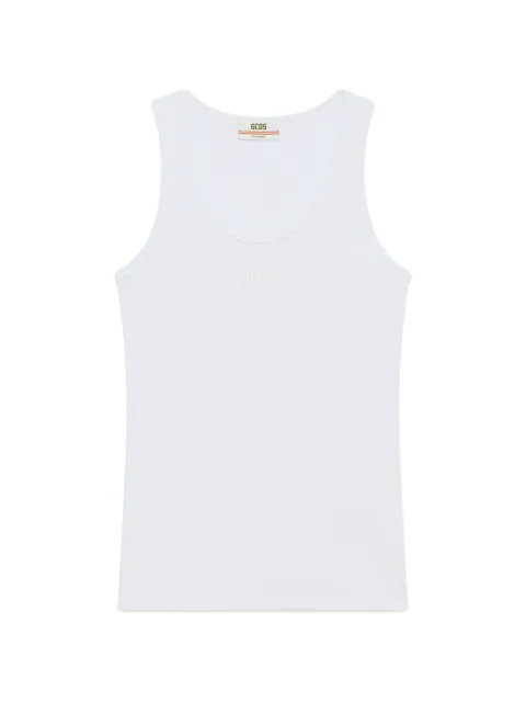 GCDS ribbed tank top