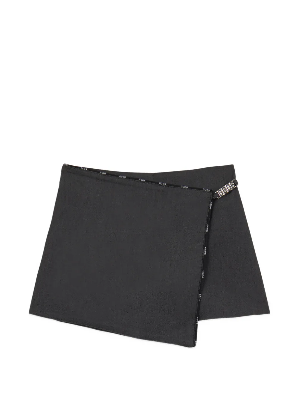 GCDS logo mini skirt - Grigio