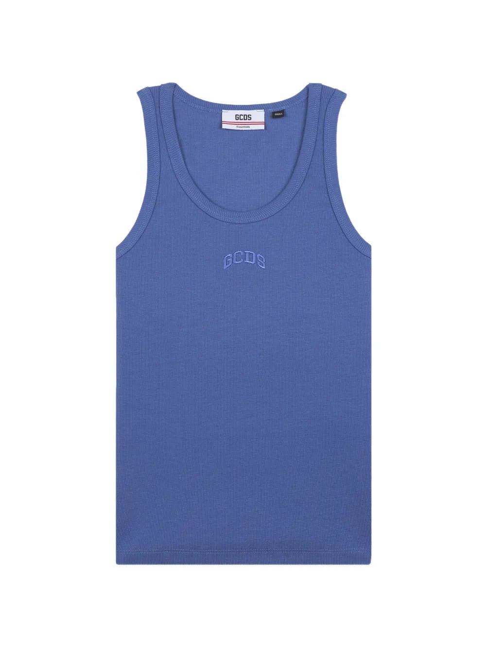 GCDS logo-embroidered tank top - Blau