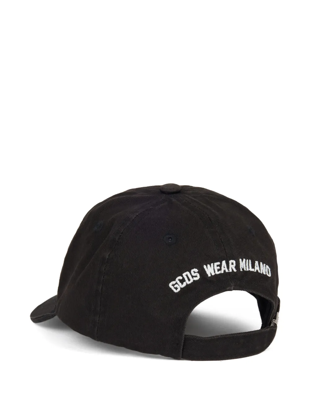  Gcds Kids Logo-embroidered Baseball Cap - Black 