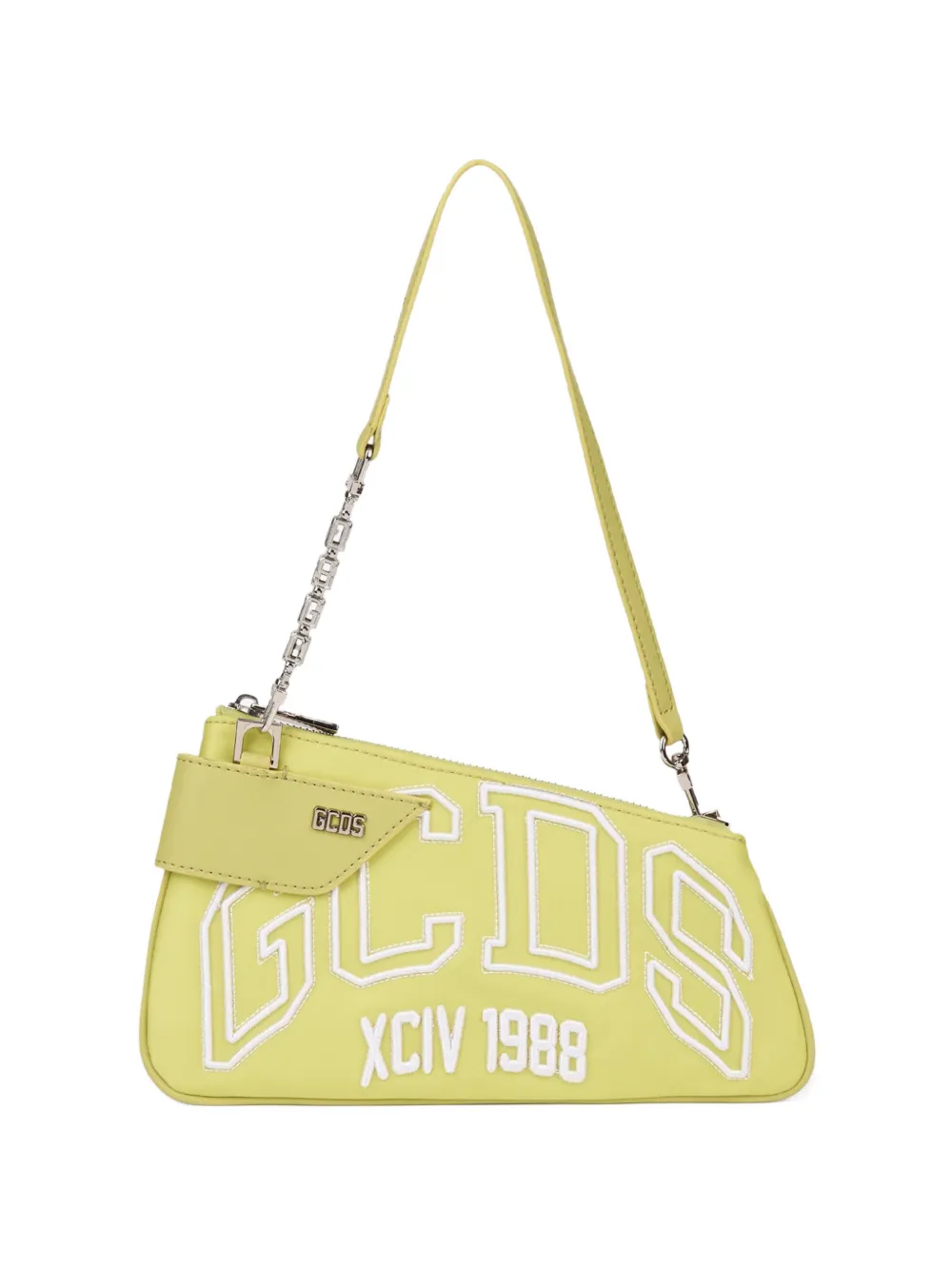 GCDS Borsa a spalla Comma Notte - Giallo