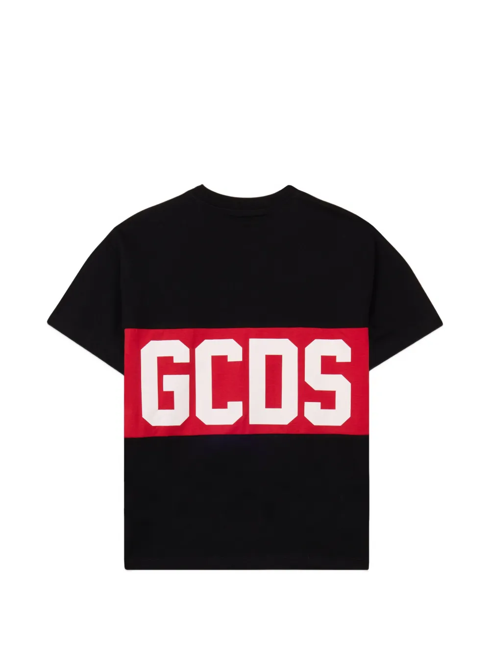 Gcds Kids T-shirt met logoprint Zwart