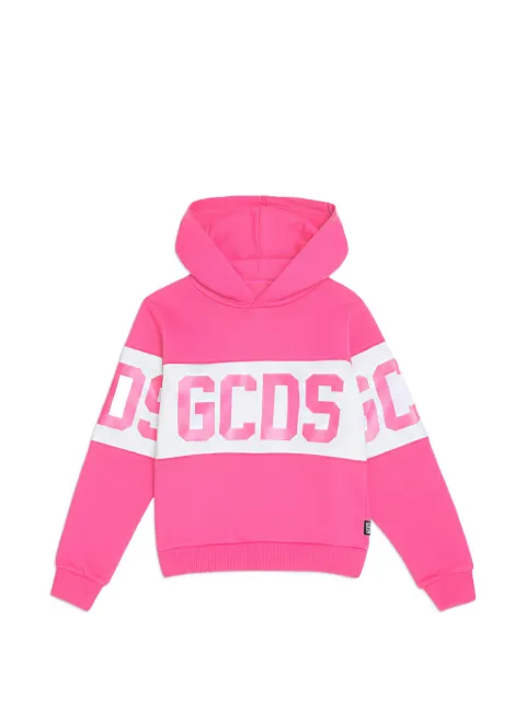 Gcds Kids logo-print hoodie