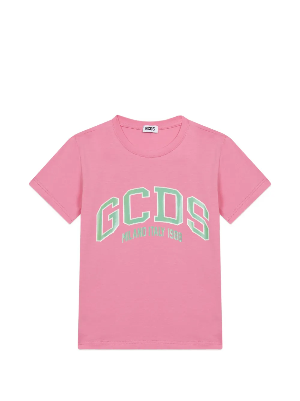 Gcds Kids Lounge T-shirt met logoprint Roze