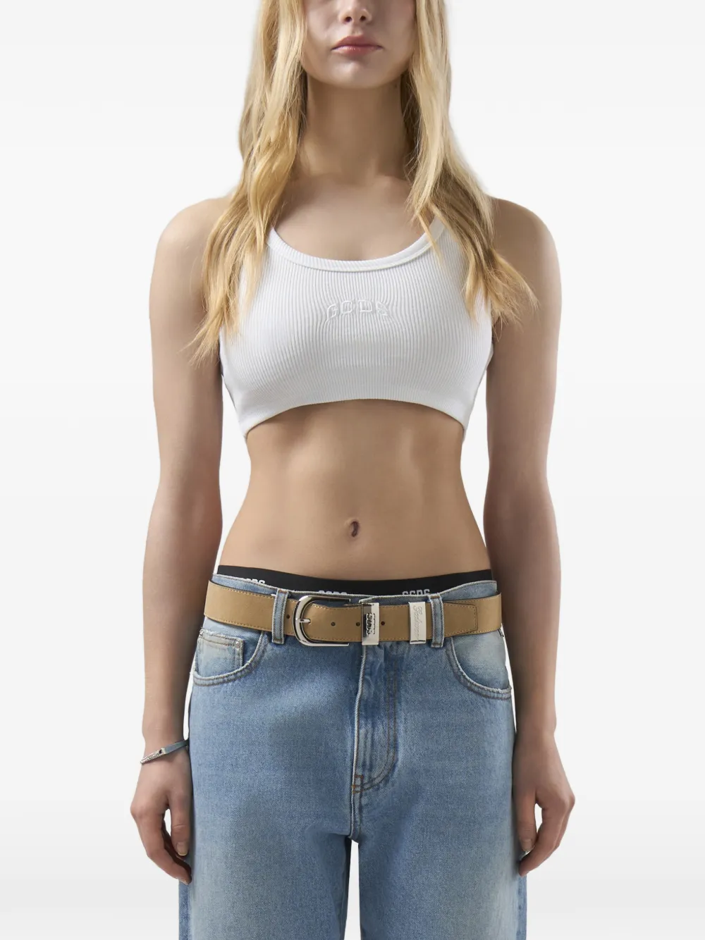 GCDS Cropped top Wit