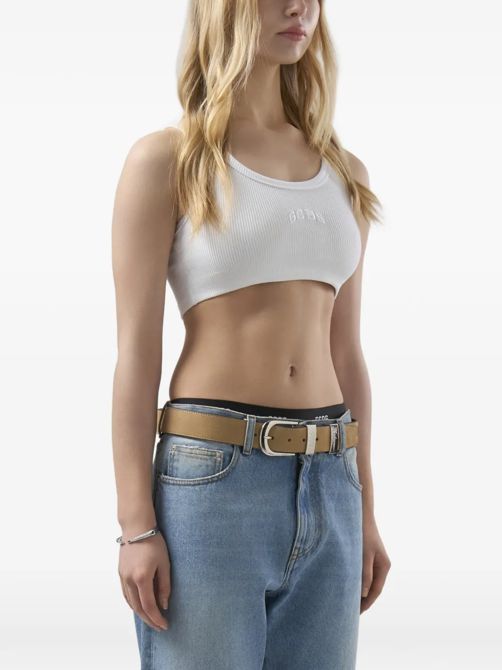 GCDS Cropped top Wit