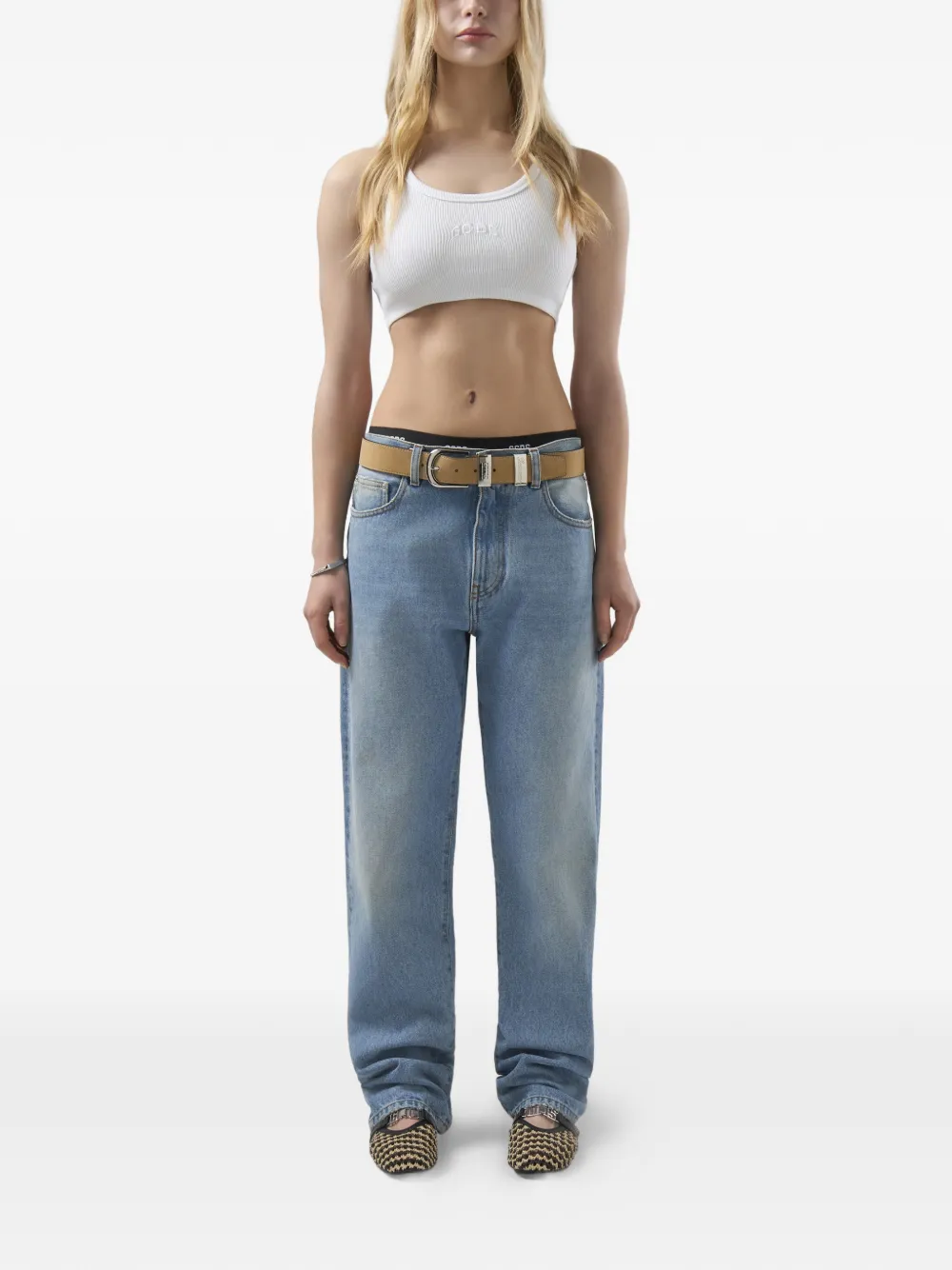 GCDS Cropped top Wit