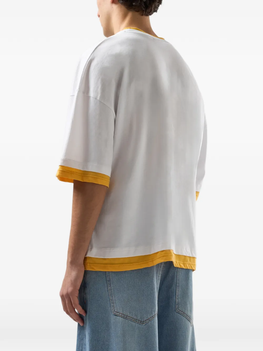 GCDS T-shirt met ronde hals Wit