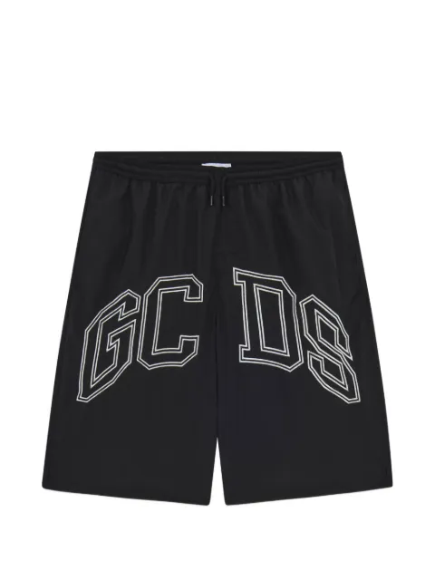 GCDS logo-print drawstring swim shorts