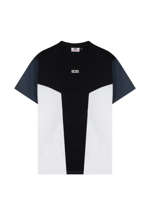 GCDS playera con diseño color block