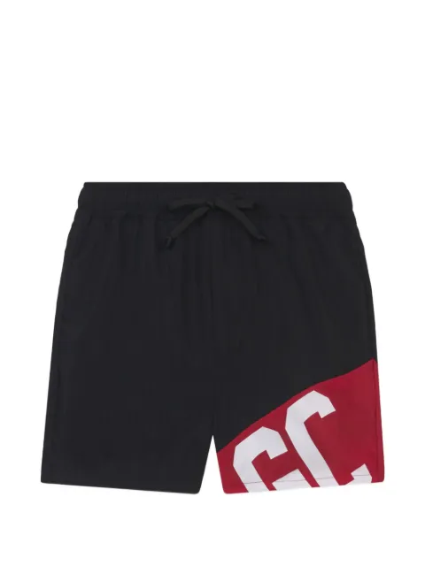 Gcds Kids logo-print swim shorts