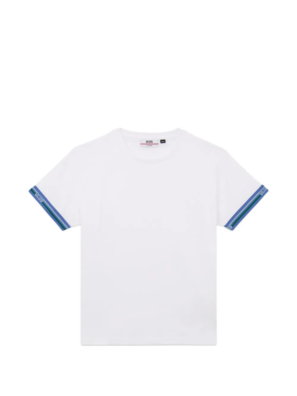 GCDS T-Shirt mit Logo-Detail - Weiß