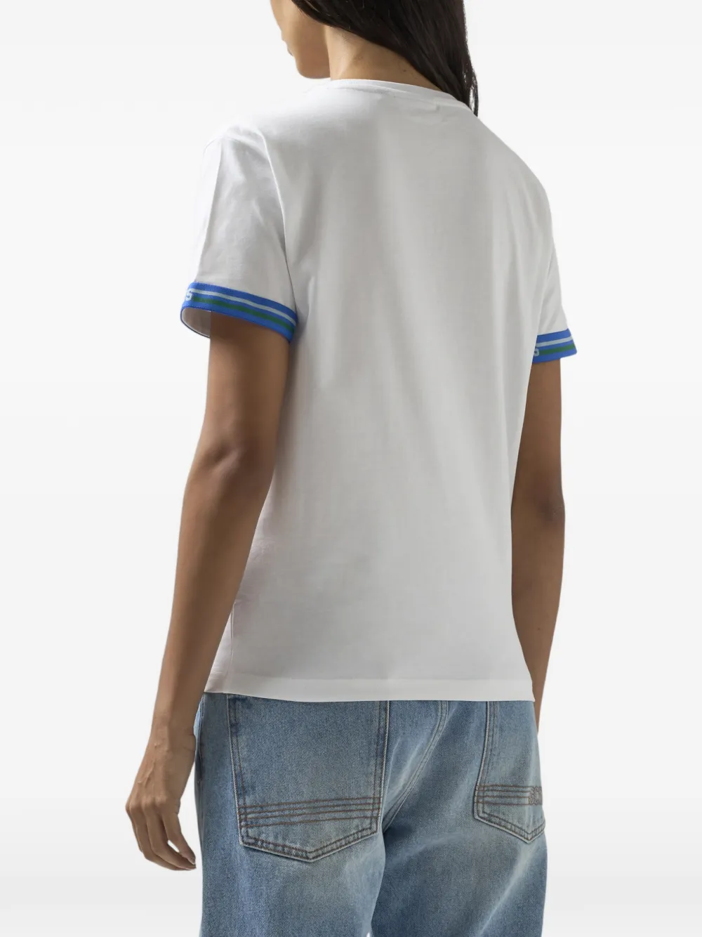 GCDS T-shirt met logodetail Wit