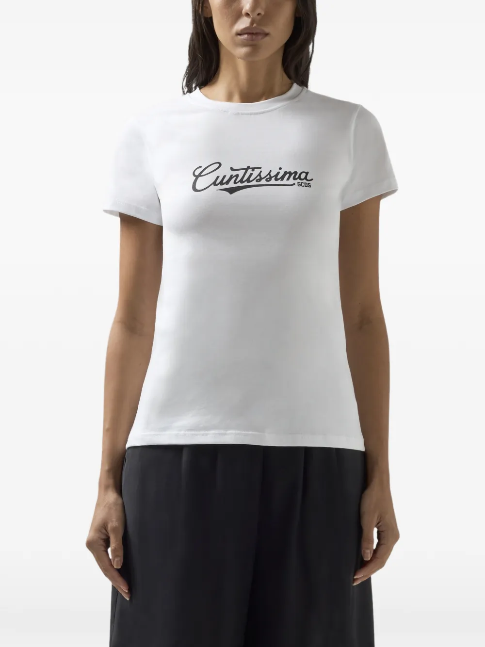 Lettering-Print T-Shirt