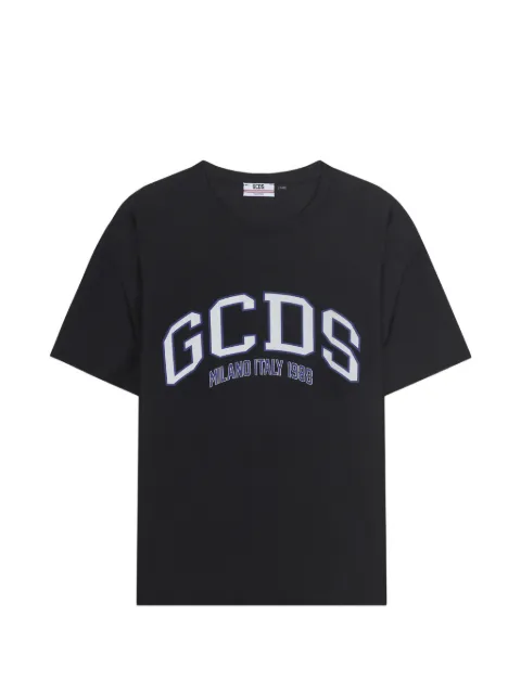 GCDS logo-print mesh T-shirt
