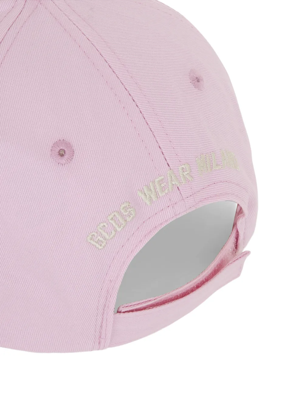 GCDS Katoenen honkbalpet met logodetail Roze