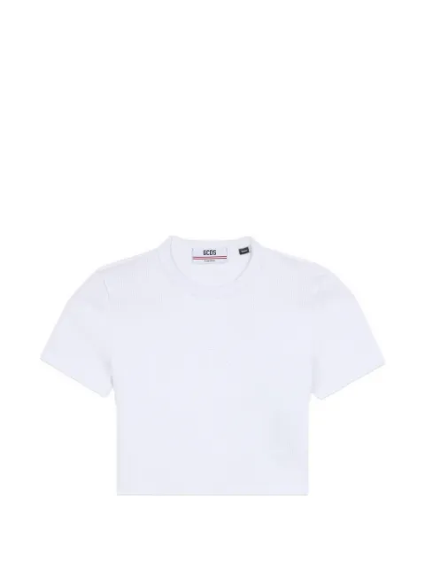 GCDS playera corta con logo bordado