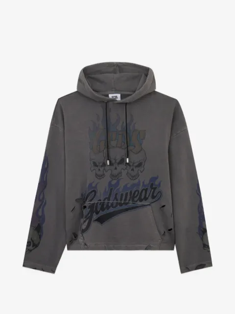 GCDS graphic-print hoodie