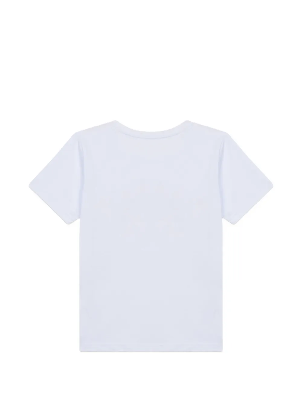 Gcds Kids T-shirt met logoprint Wit