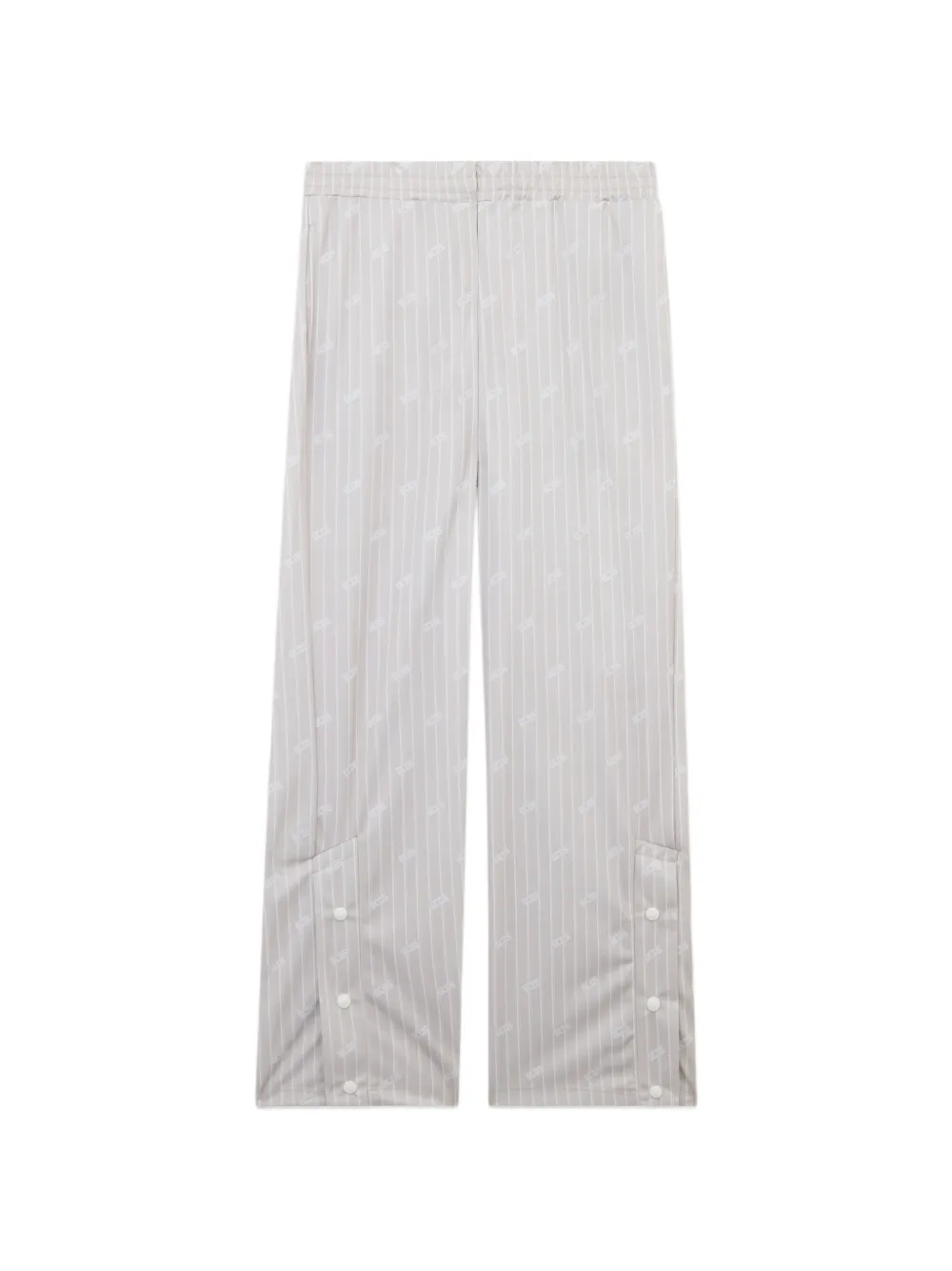 GCDS pinstripe logo-motif track pants - Toni neutri