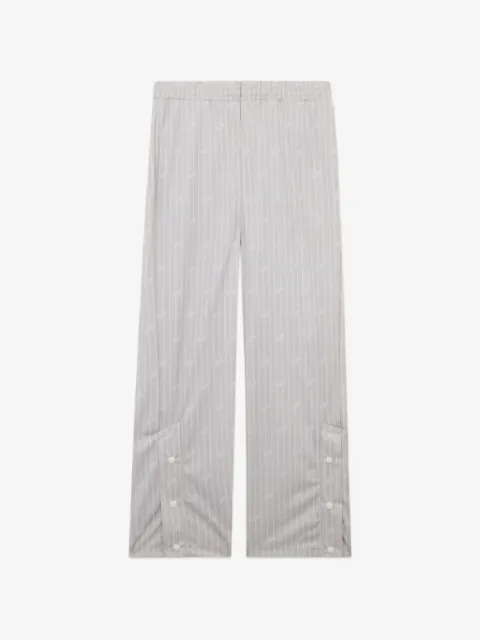 GCDS pinstripe logo-motif track pants