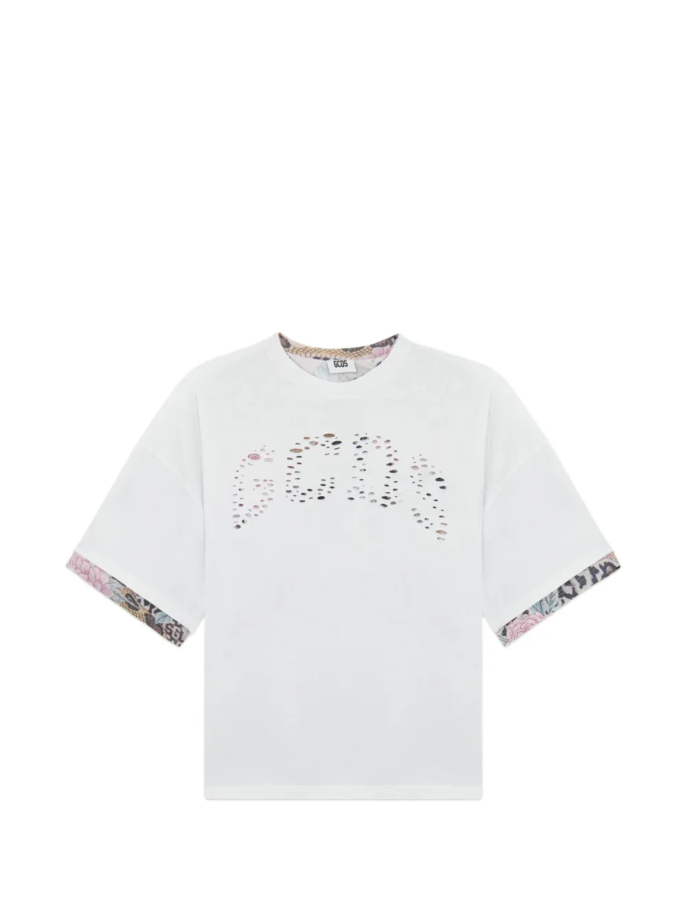 GCDS T-shirt con logo - Bianco