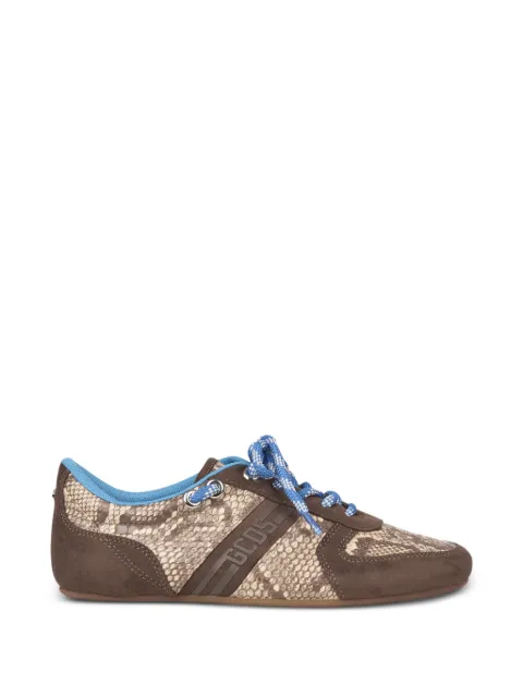GCDS snakeskin-print sneakers