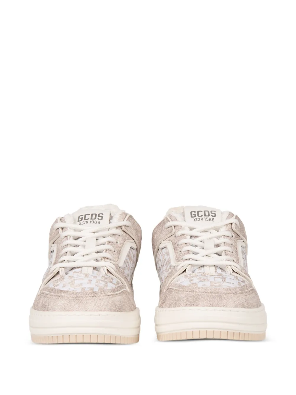 GCDS Sneakers met logoprint Wit