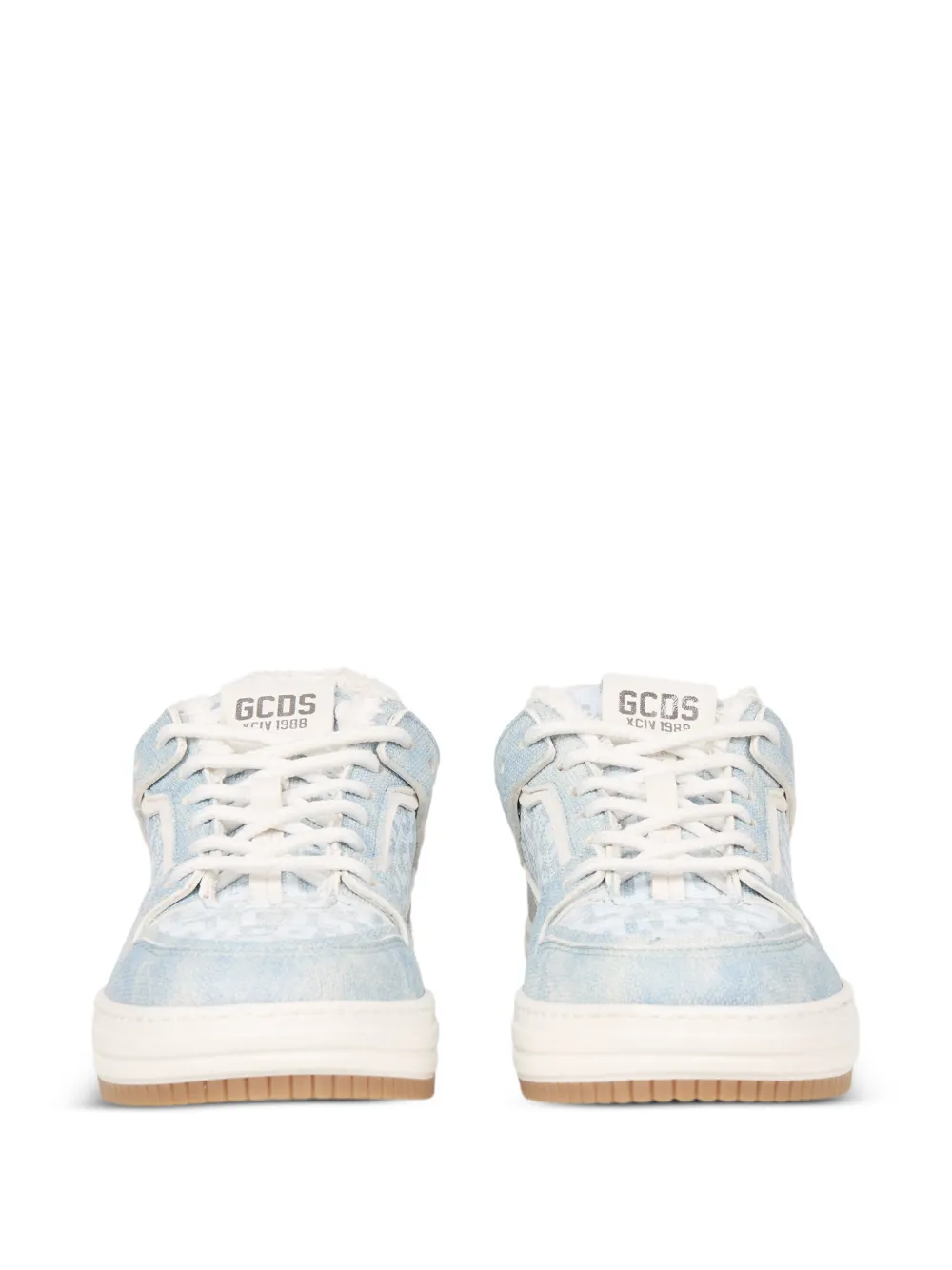 GCDS Sneakers met logoprint Blauw