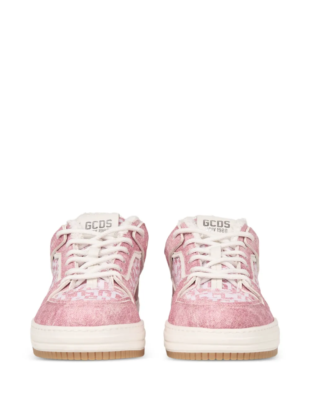 GCDS Sneakers met logoprint Roze