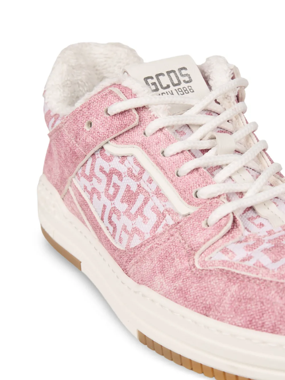 GCDS Sneakers met logoprint Roze
