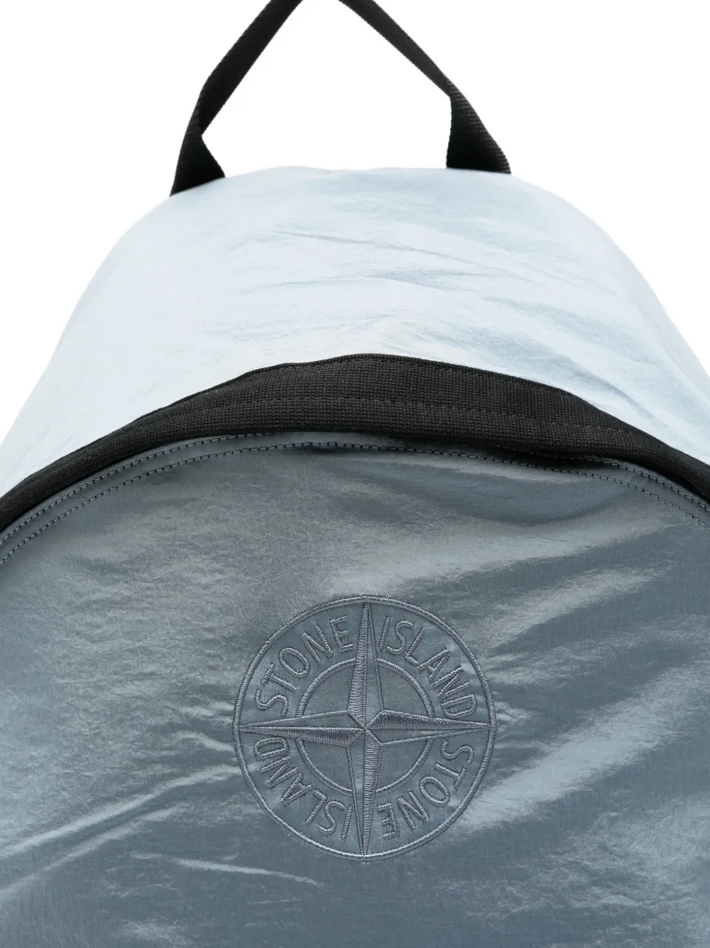  Stone Island Junior Logo Backpack - Blue 