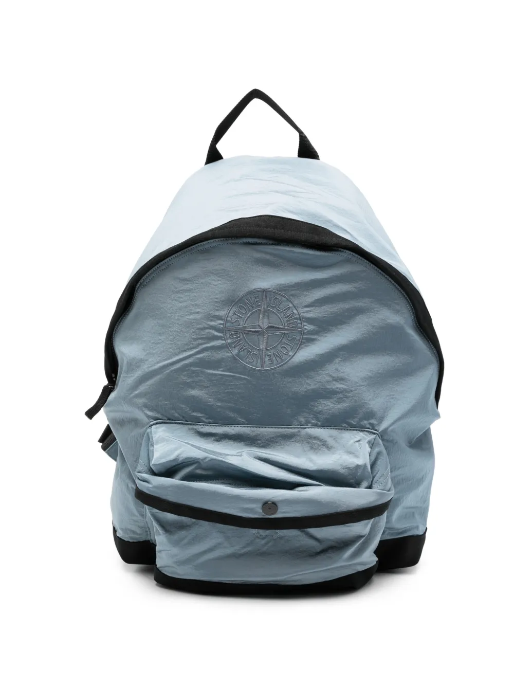 Stone Island Junior logo backpack - Blau