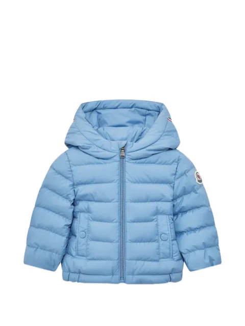 Moncler Enfant chamarra capitonada con capucha