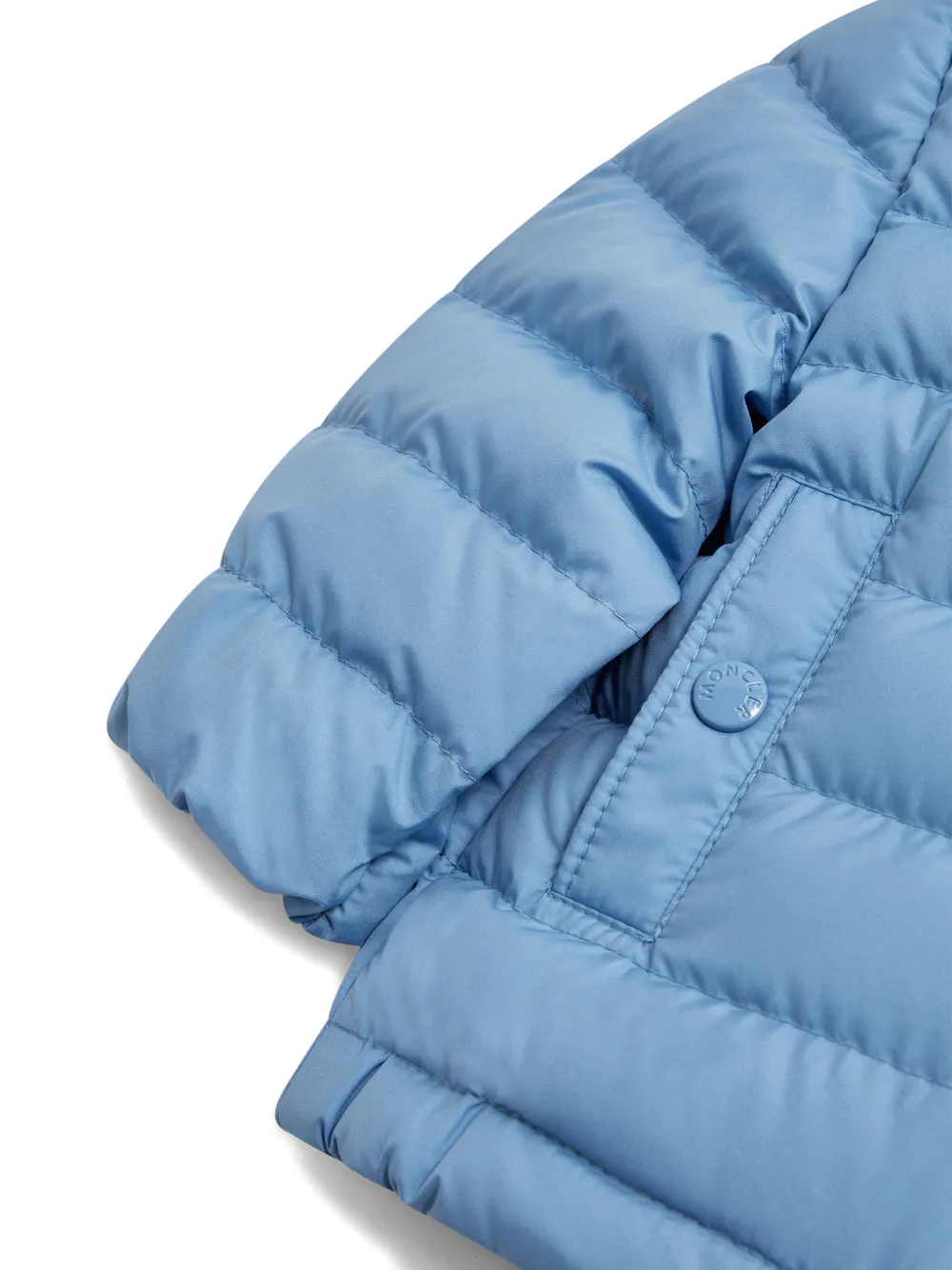  Moncler Enfant Dilar Hooded Puffer Jacket - Blue 