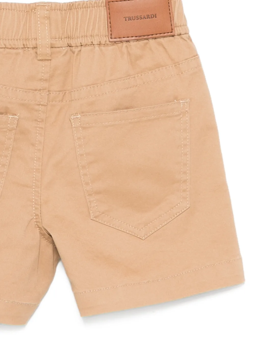  Trussardi Junior Elasticated-waist Shorts - Neutrals 