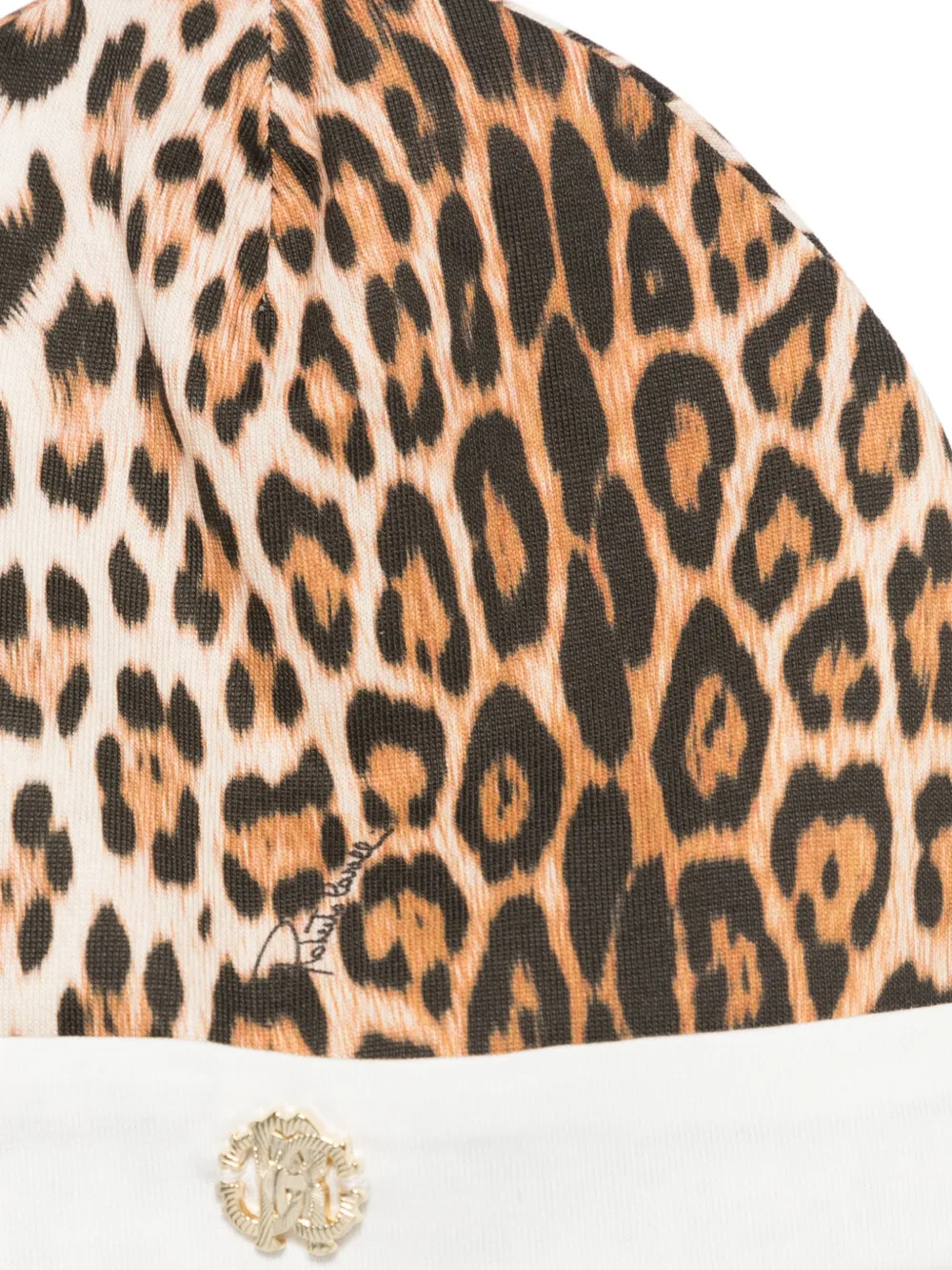 Roberto Cavalli Junior Romper met luipaardprint Bruin