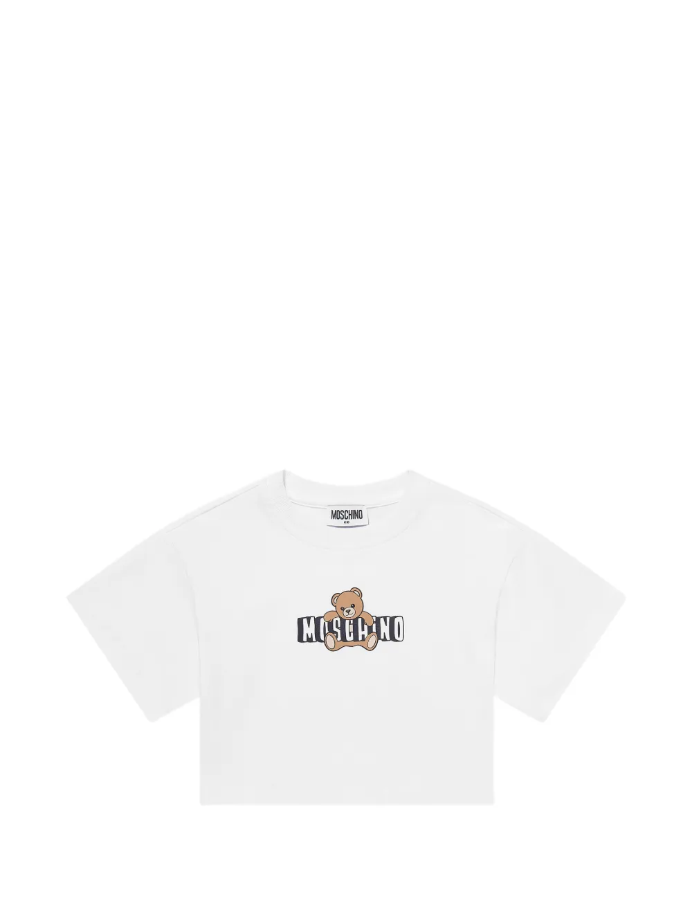 Moschino Kids Shortsset met logoprint en teddyprint Wit