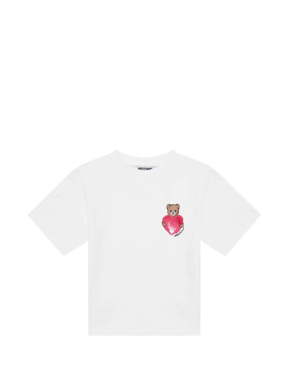 Moschino Kids Broekset met teddyprint Wit