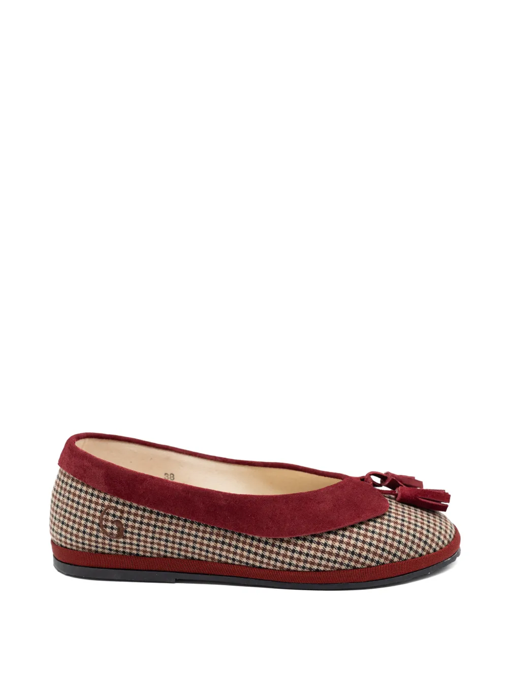Gondolina Dogaressa tassel ballet flats - Rosso