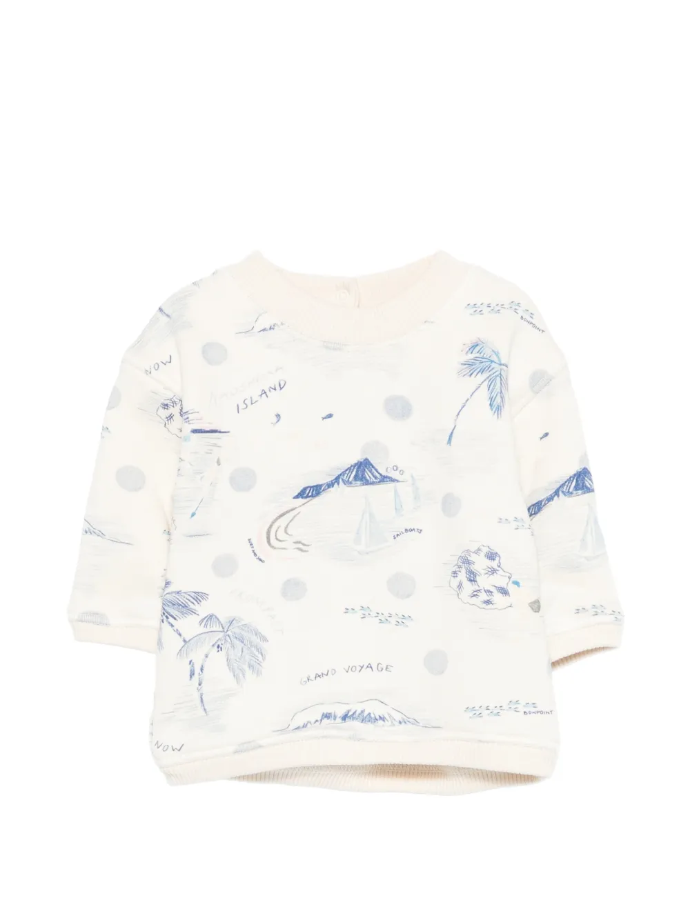 Bonpoint patterned sweatshirt - Nude
