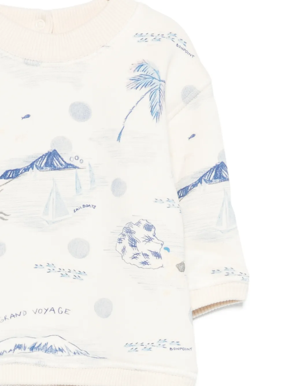  Bonpoint Patterned Sweatshirt - Neutrals 